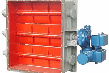 煙氣擋板門用于煙風(fēng)管路中調(diào)節(jié)流量之用